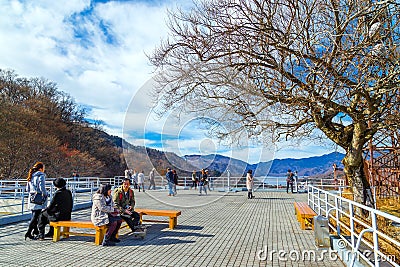 Akechi-daira Viewpoint in Nikko, Japan Editorial Stock Photo